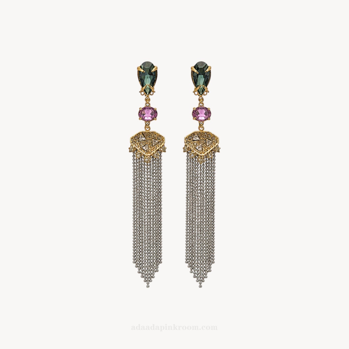 Crystal Fringe Earrings