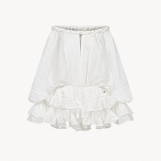 RUFFLE OFF-SHOULDER TOP
