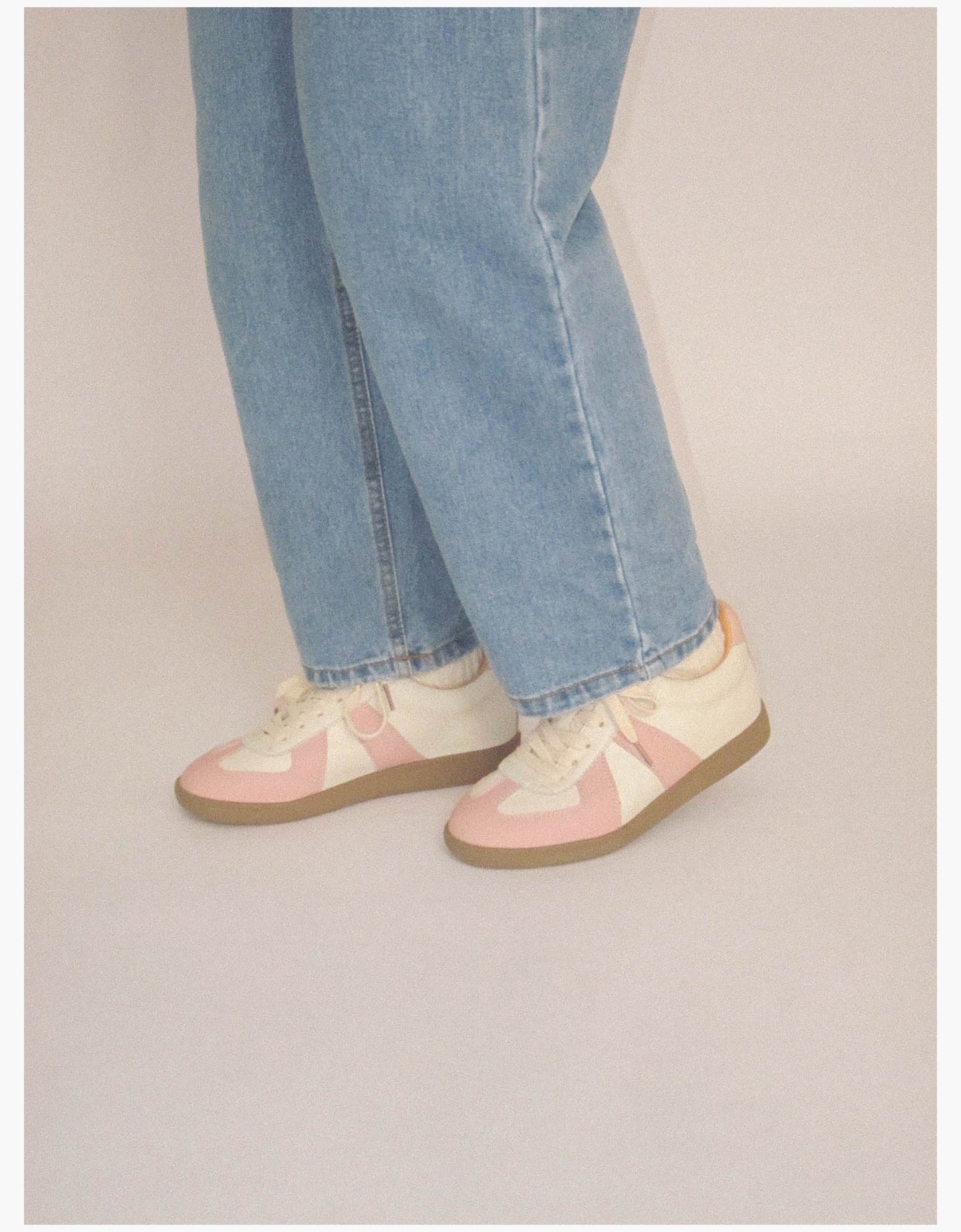 Cowhide multi-color stitching Dexun shoes