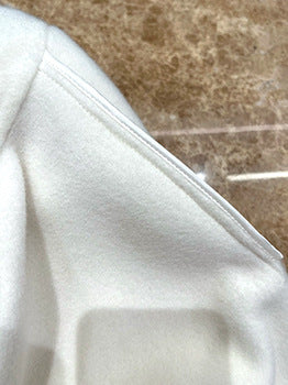 Double-faced cashmere coat bathrobe