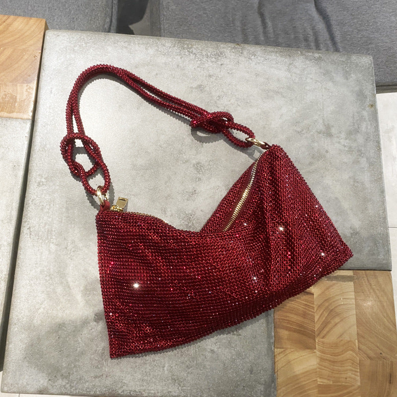 Rhinestone armband diamond handbag