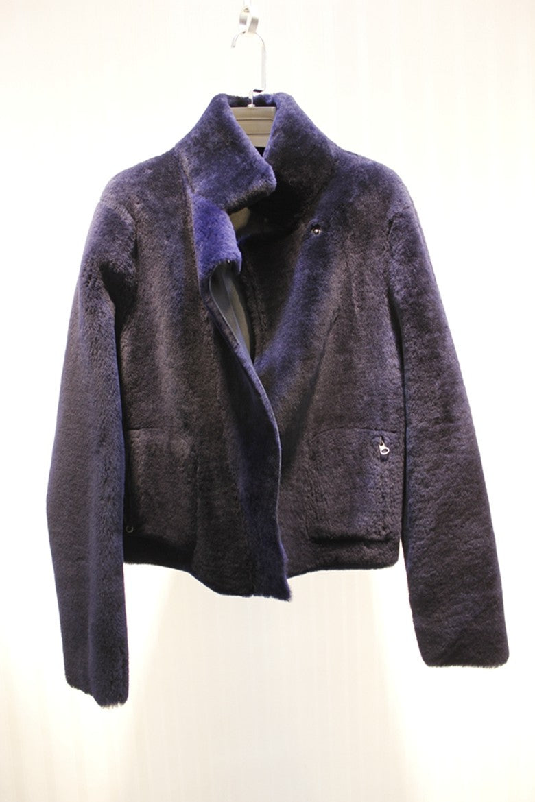 Merino sheep fur one-piece double-sided jacket imported from Spain
