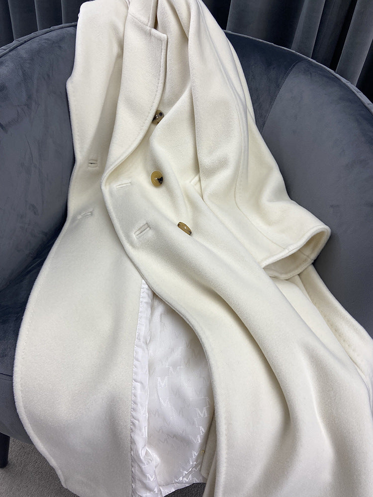 Sheep wool cashmere coat