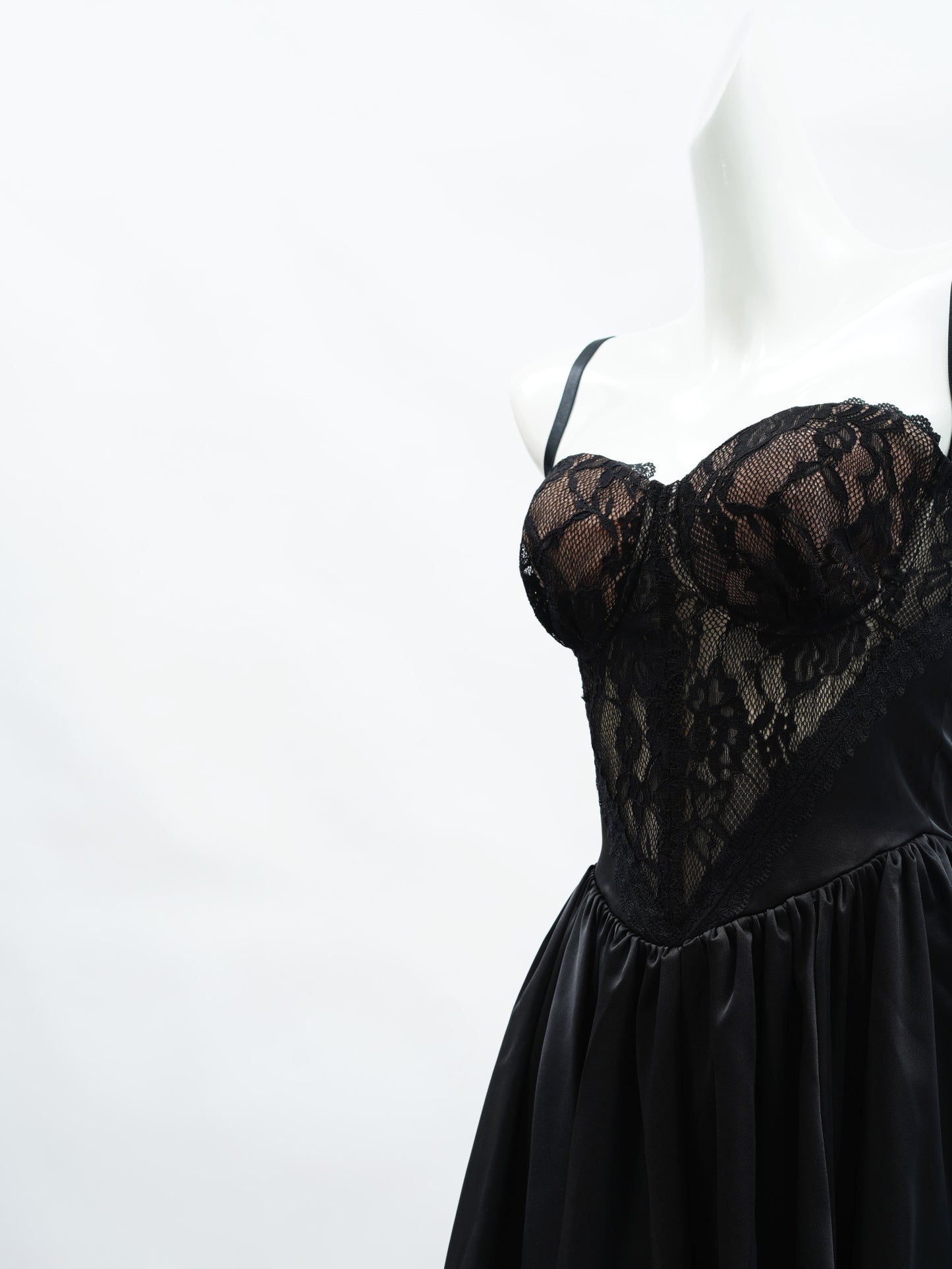 Lace tube top mini dress