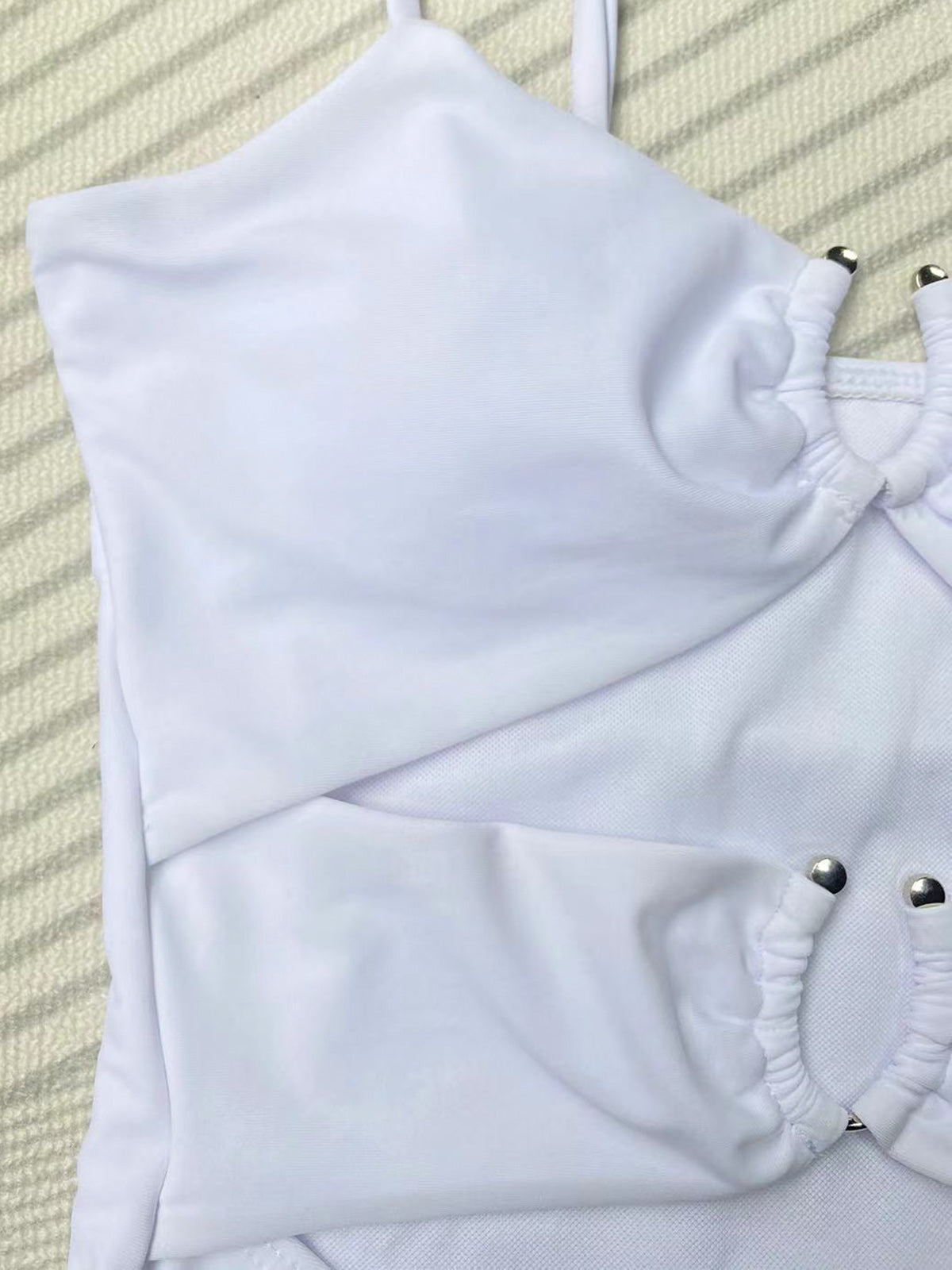 Hollow hot spring resort all-in-one bikini swimsuit