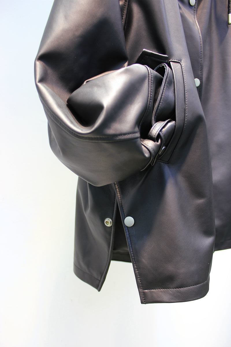 Sheepskin leather jacket