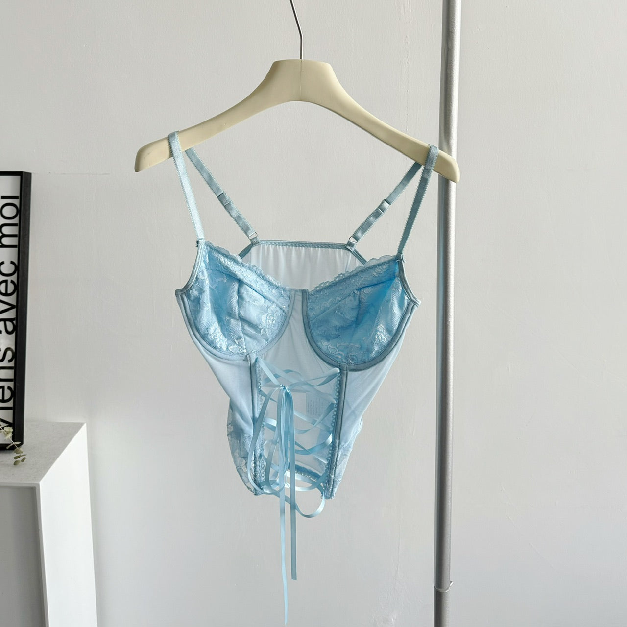 Blue Lace Camisole