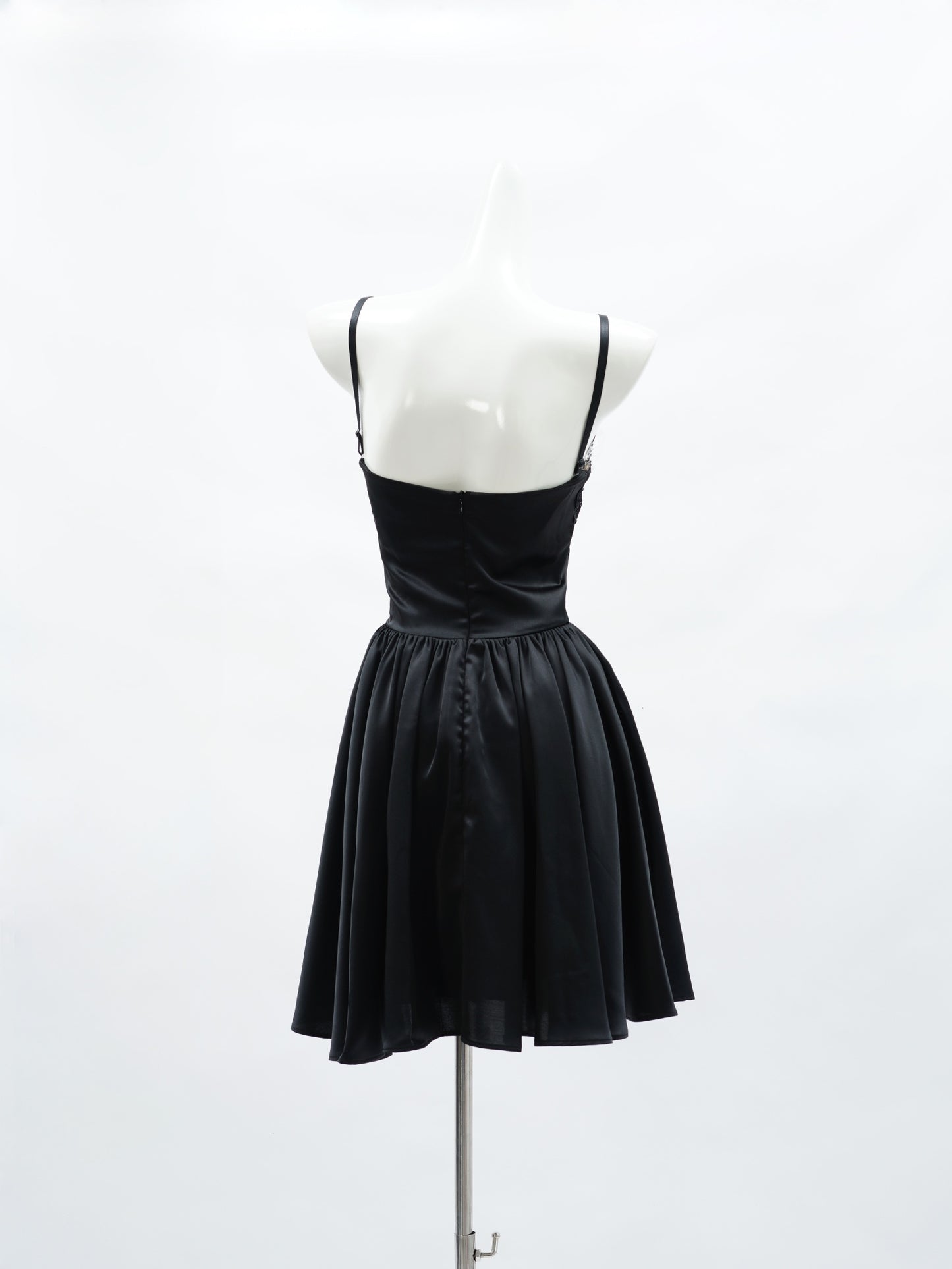 Lace tube top mini dress