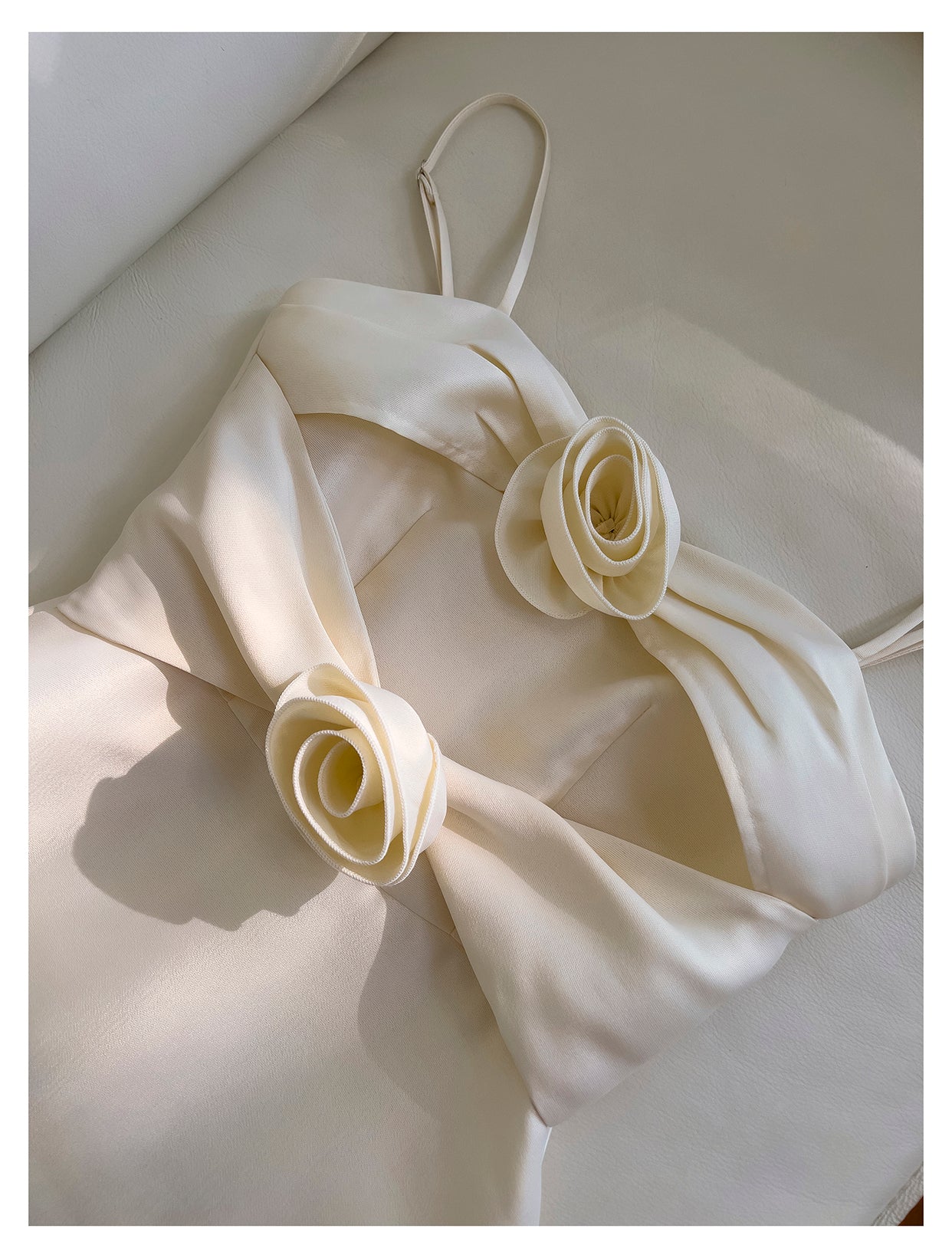 Floral Satin Party Gown Dress