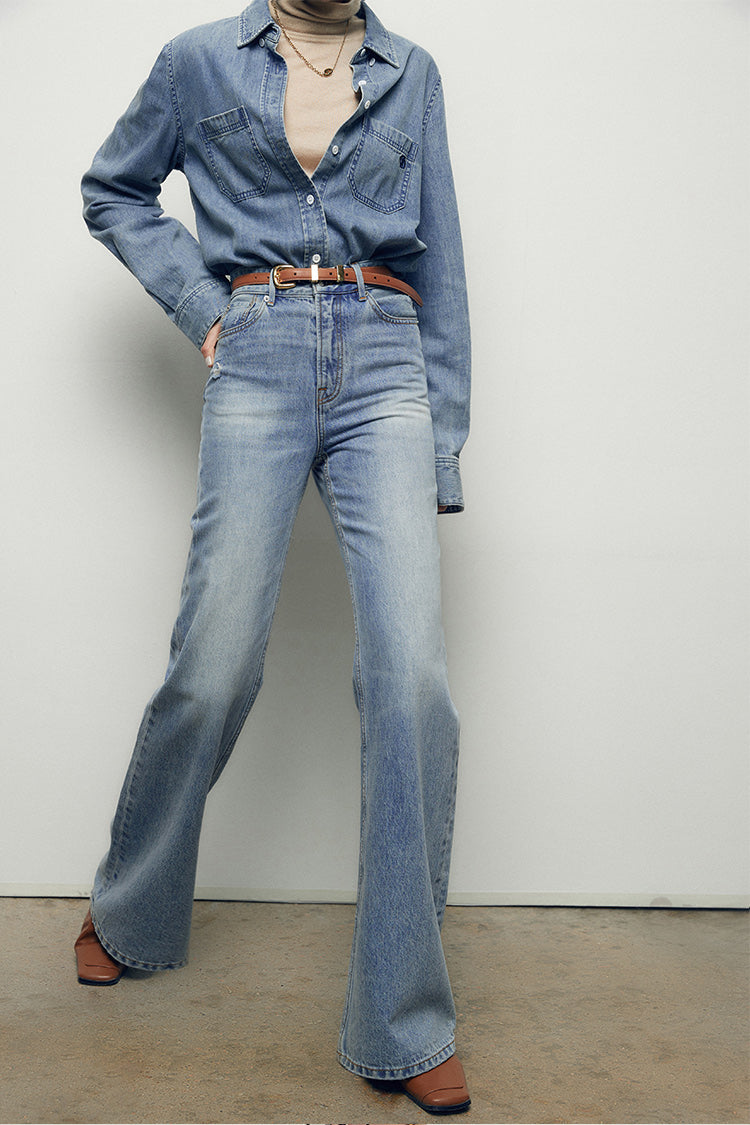 Style Relaxed Slim Boot Straight Jeans