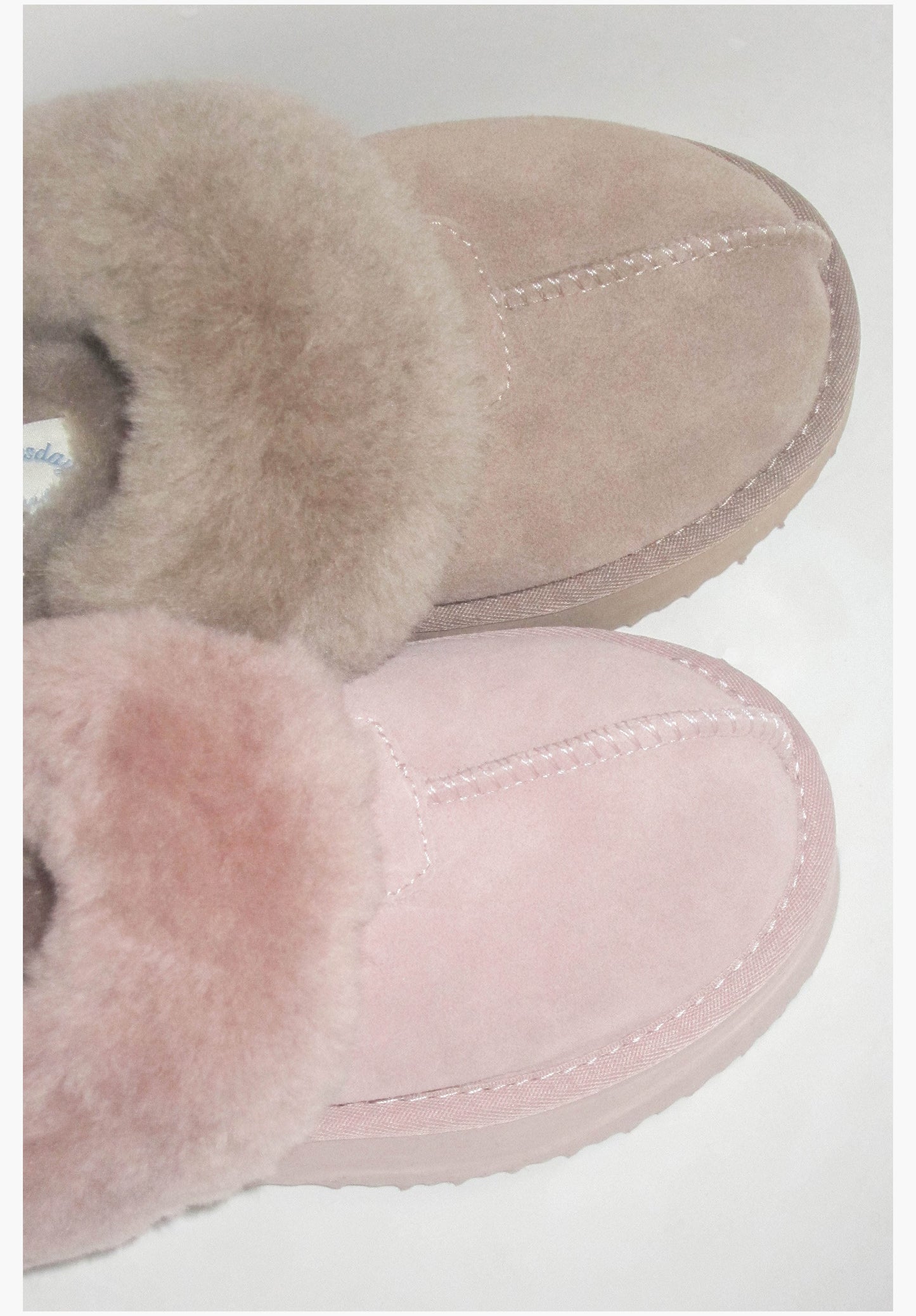 Handmade fur and velvet cotton shoes