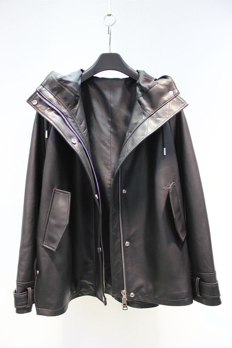 Sheepskin leather jacket