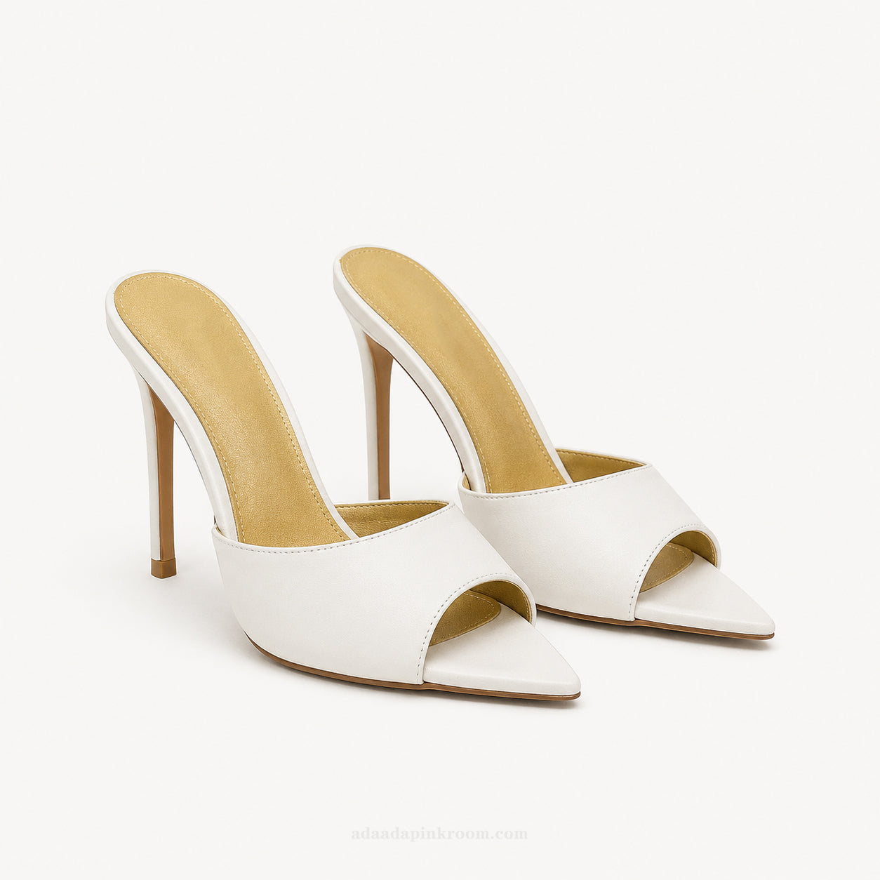 Pointed Toe Mule Heels