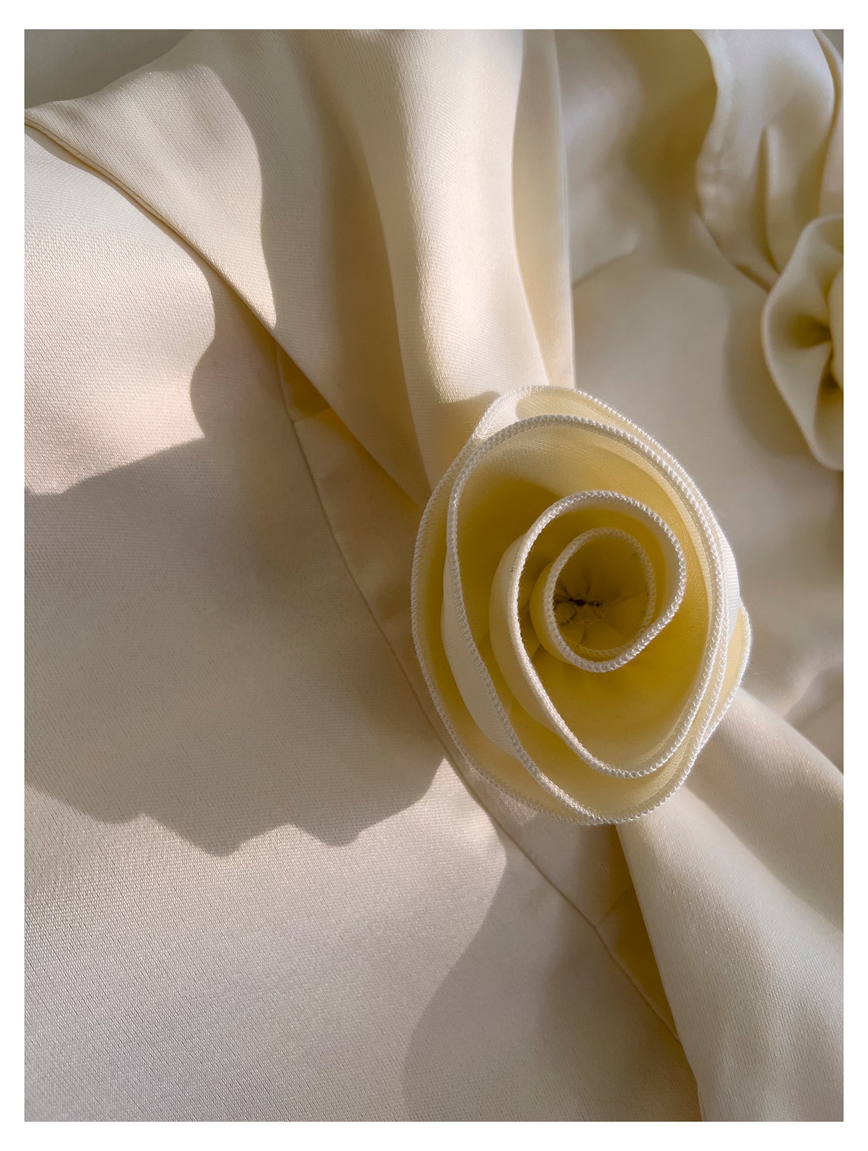 Floral Satin Party Gown Dress
