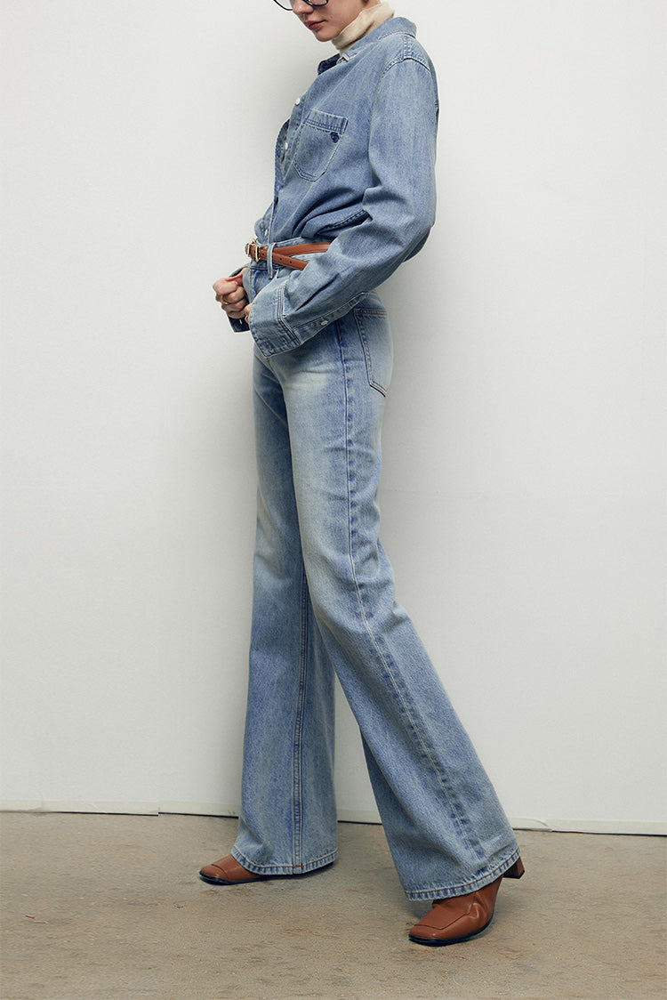 Style Relaxed Slim Boot Straight Jeans