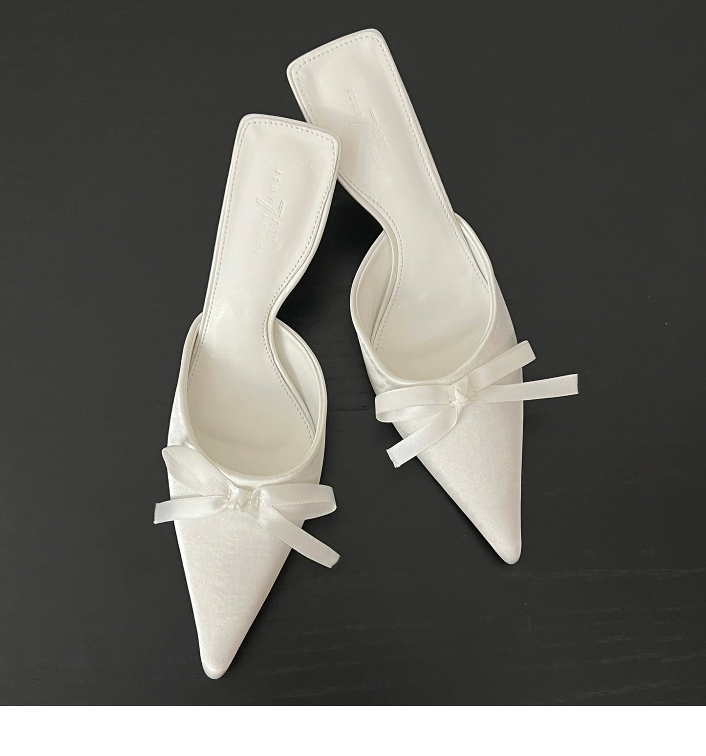 Taro purple bow stiletto high heels