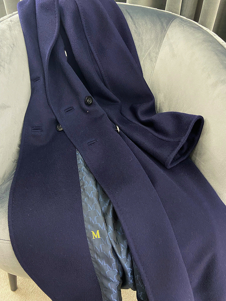 Sheep wool cashmere coat