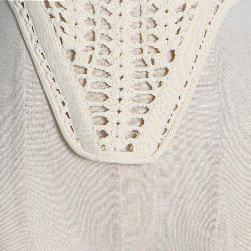 Fishbone corset sexy hollow handmade hook-knitted suspender belt