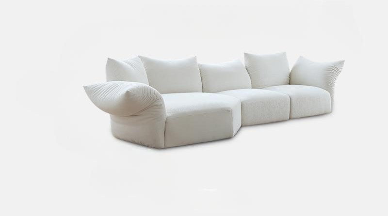 Italian minimalist petal sofa designer creative special-shaped modular sofa corner fabric sofa