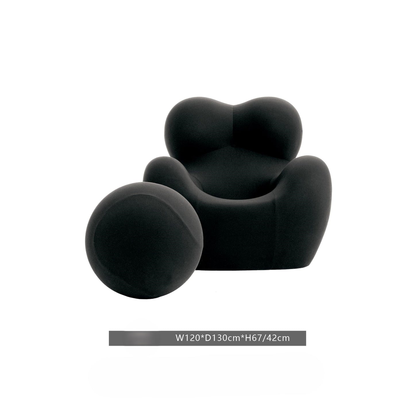 Mother's Arms Single Modern Simple SERIE UP Casual Armrest Fabric Striped Casual Full Cotton Sofa Chair