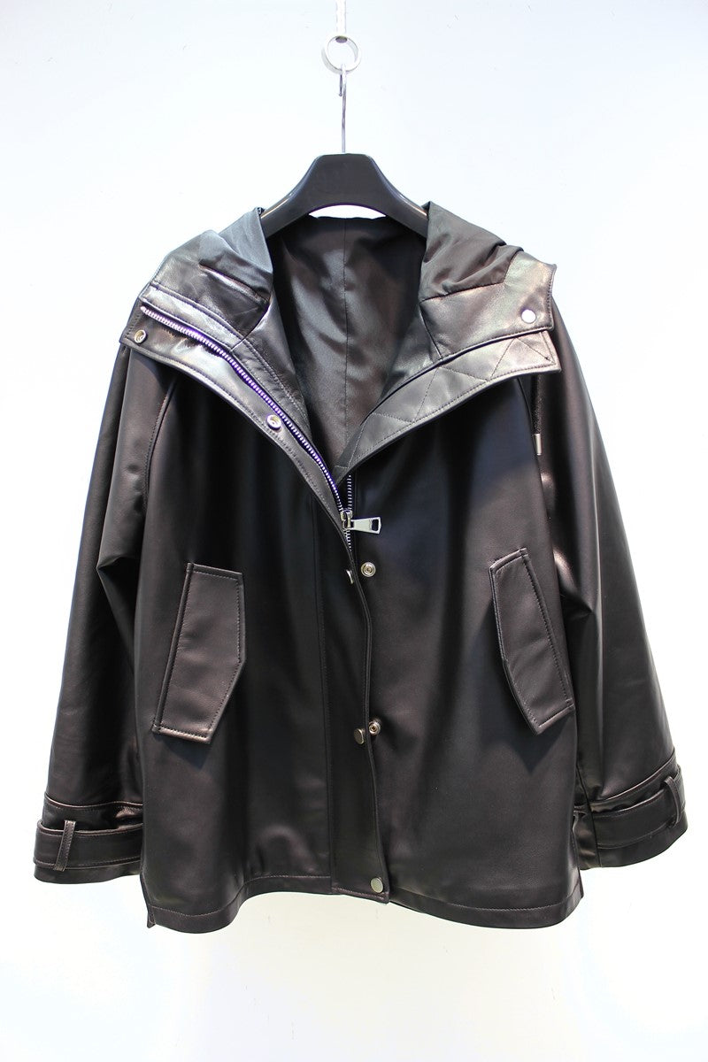 Sheepskin leather jacket