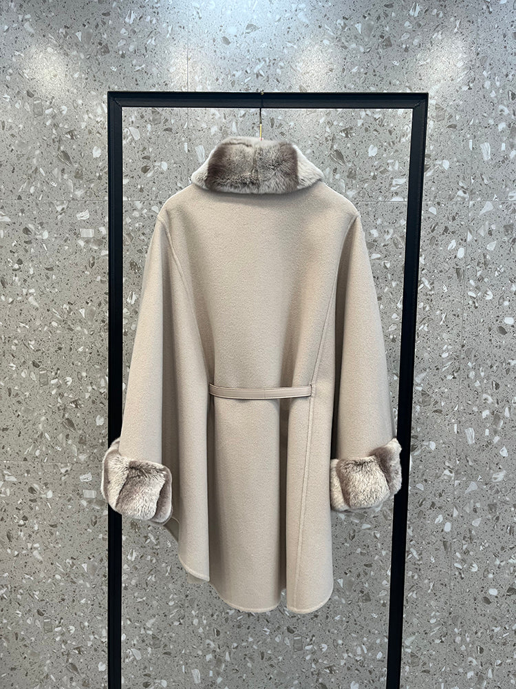 Cashmere Cape Rabbit Fur