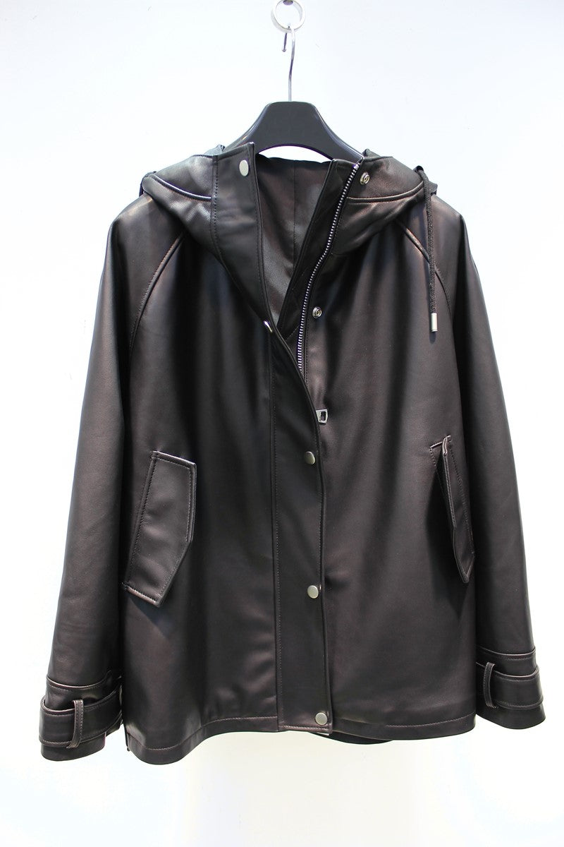 Sheepskin leather jacket