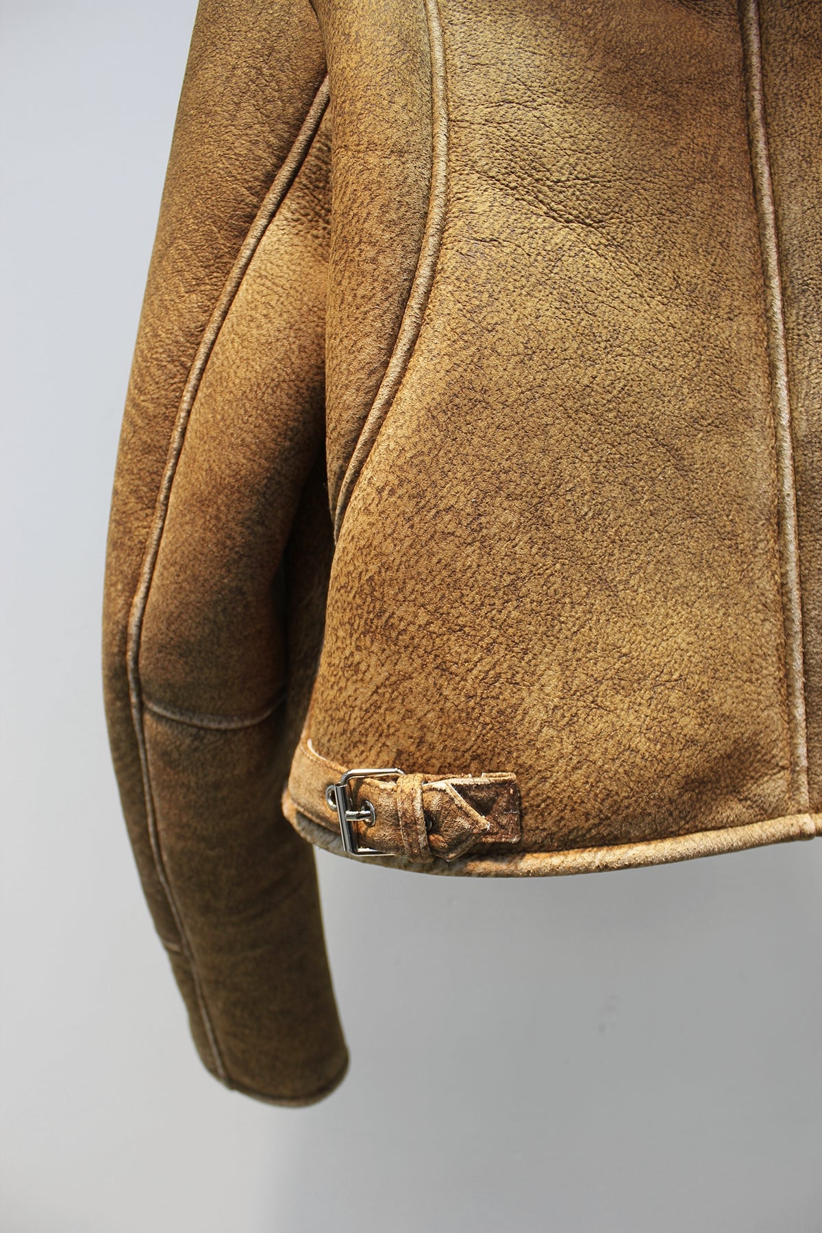 Lmported sheepskin short coat
