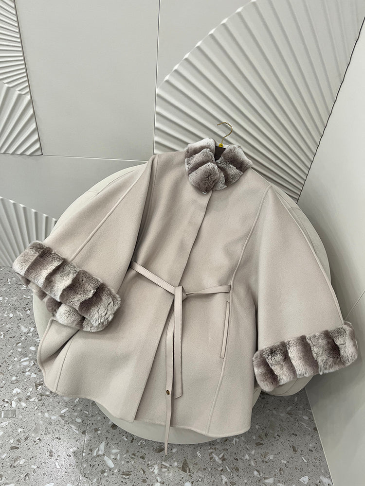 Cashmere Cape Rabbit Fur