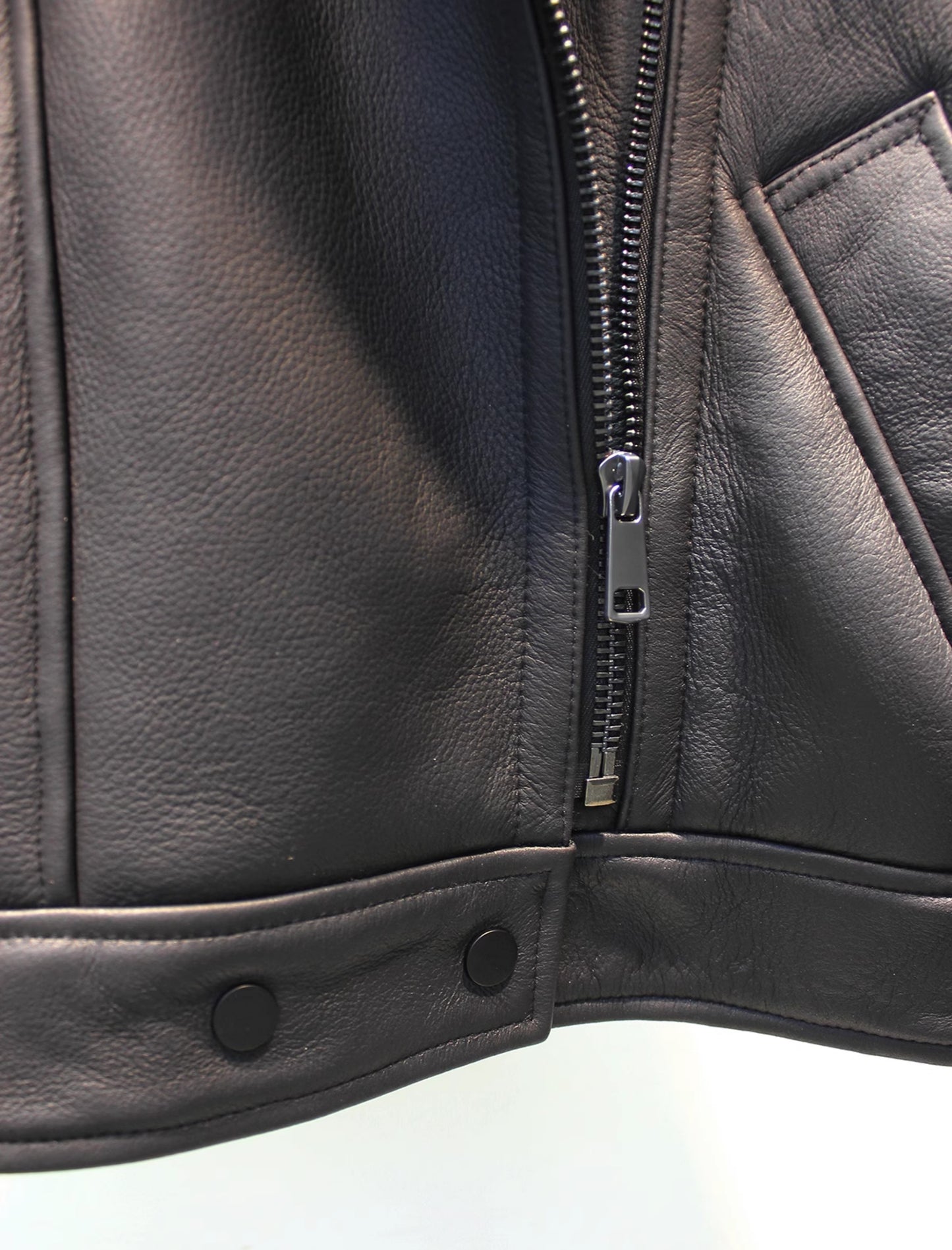 Shearling Fur Biker Jacket