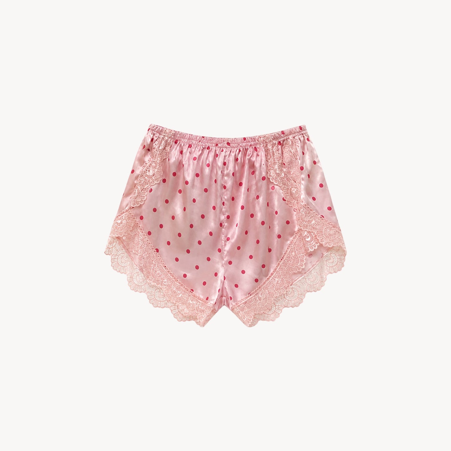 POLKA DOT SATIN PAJAMA SET