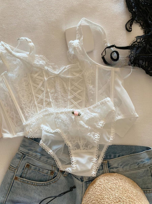 European and American French retro lace sexy underwear