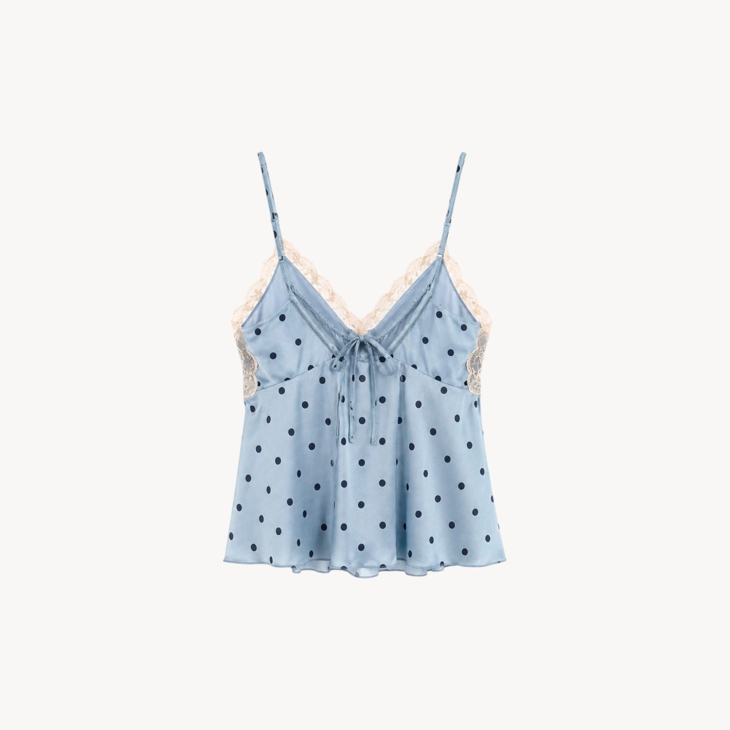 POLKA DOT SATIN PAJAMA SET
