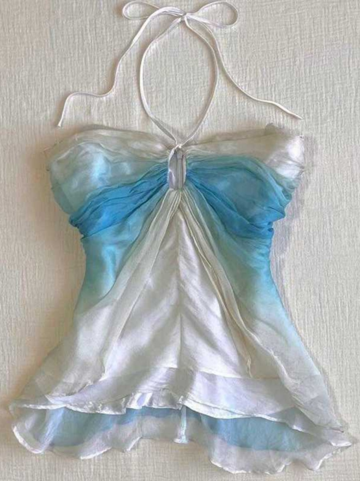 Women's retro seaside heavy duty top