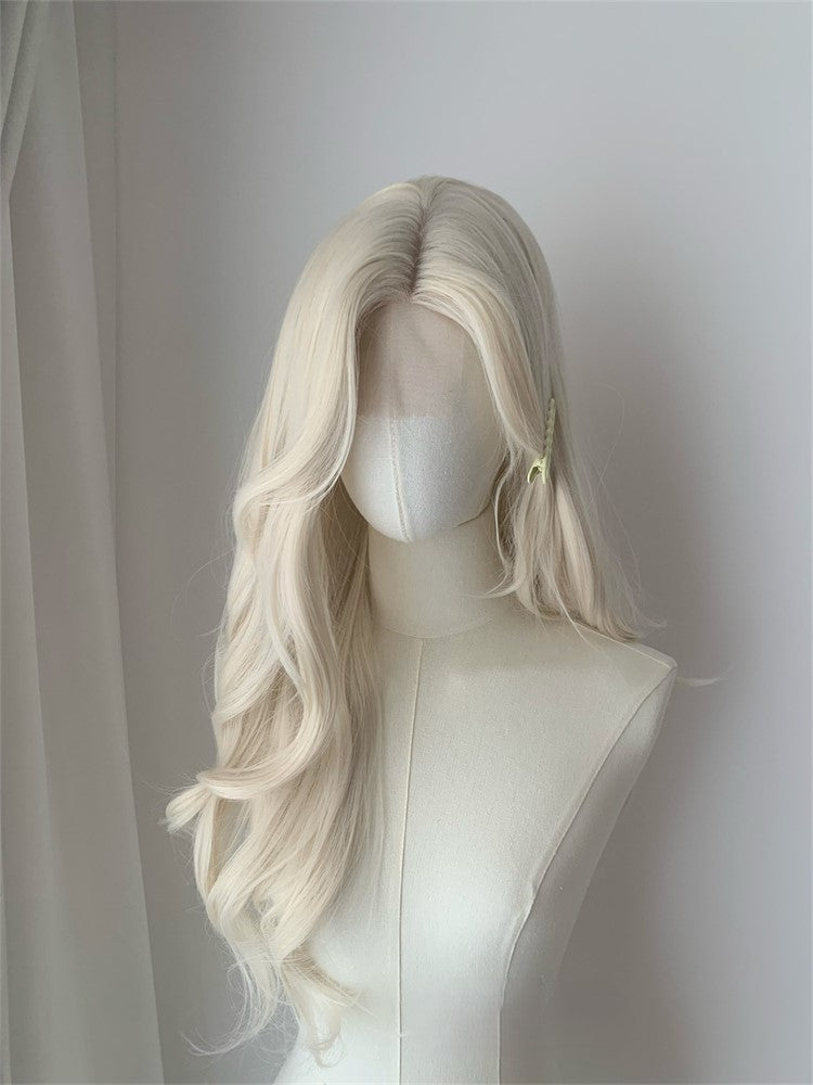 women's full head wig big wave curls
