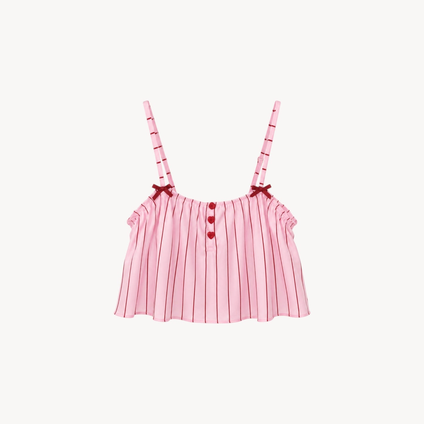 STRIPED CAMI PAJAMA SET