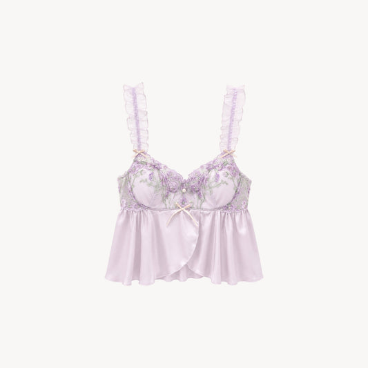 FLORAL SATIN PAJAMA SET