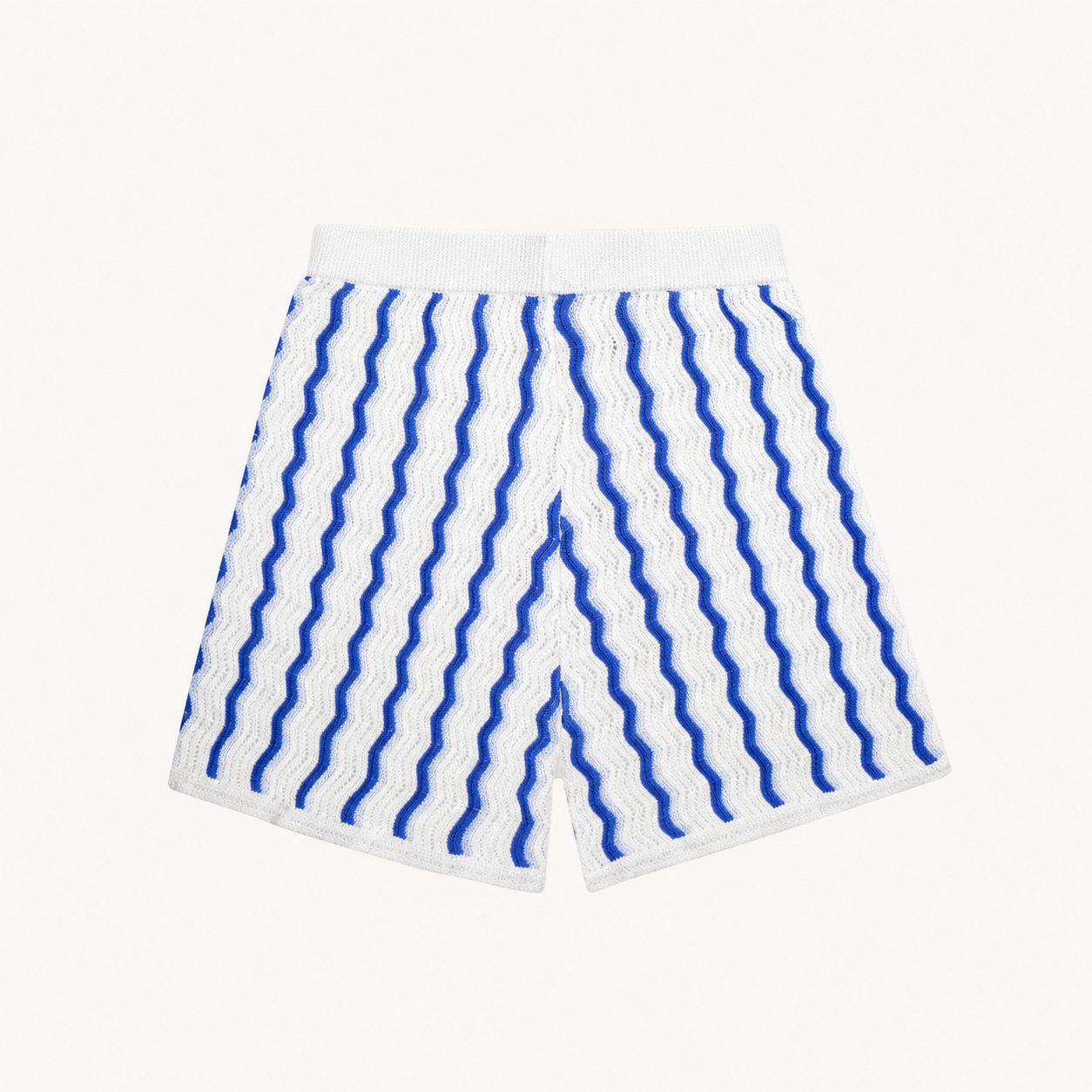 Blue Striped Knit Set