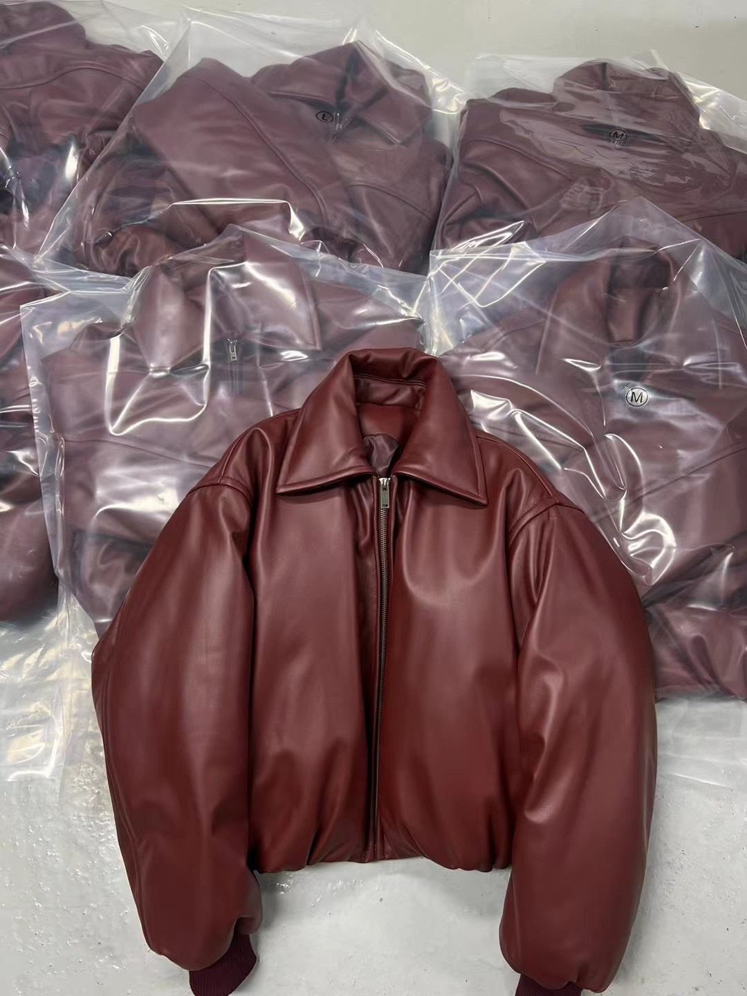 Genuine sheepskin loose sheepskin jacket