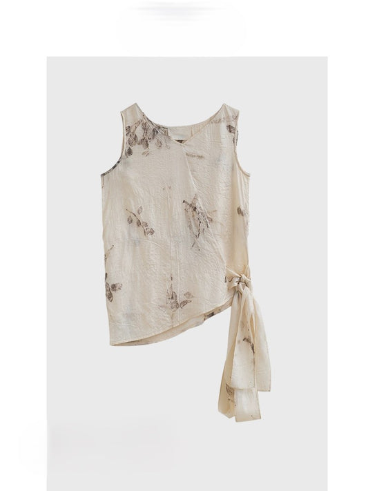 New Chinese style camisole with retro temperament and versatile