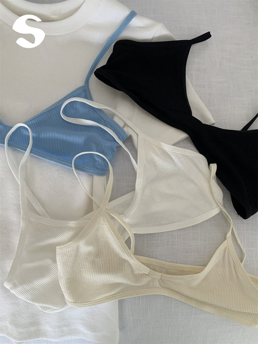 Small vest with suspender underwear