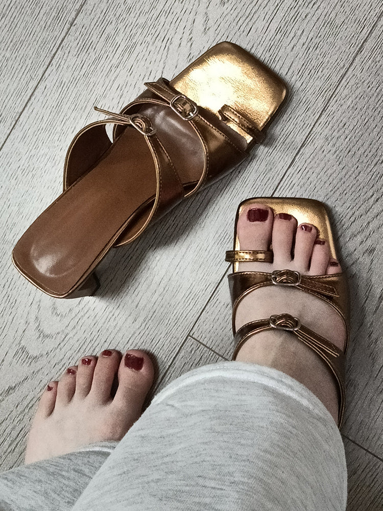 Women's french flip flops