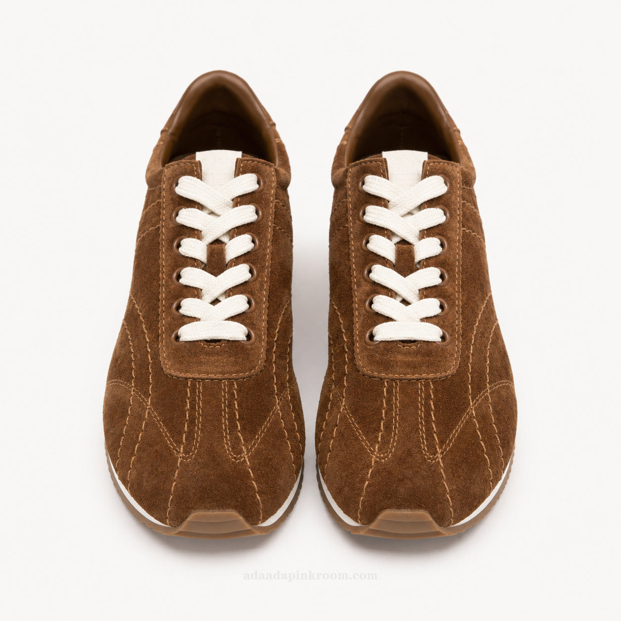 Soft Suede Lace-Up Sneakers