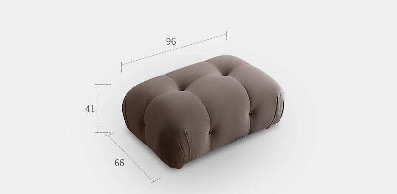 Retro style Yunduo sofa Nordic small apartment simple ins Internet celebrity bread module combination sofa