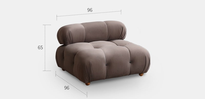 Retro style Yunduo sofa Nordic small apartment simple ins Internet celebrity bread module combination sofa