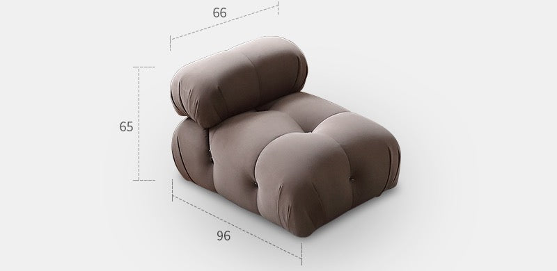 Retro style Yunduo sofa Nordic small apartment simple ins Internet celebrity bread module combination sofa
