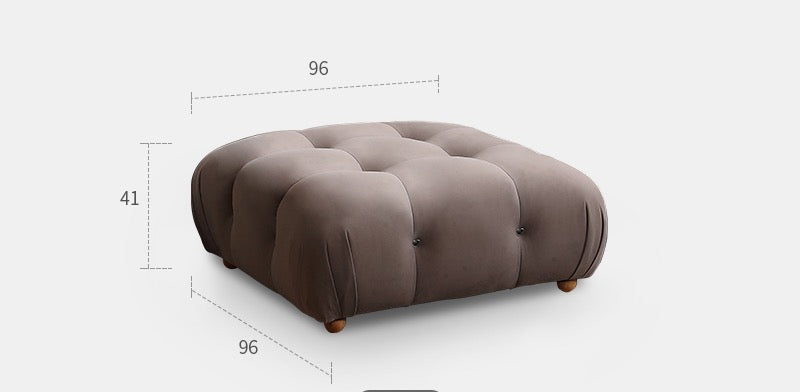 Retro style Yunduo sofa Nordic small apartment simple ins Internet celebrity bread module combination sofa