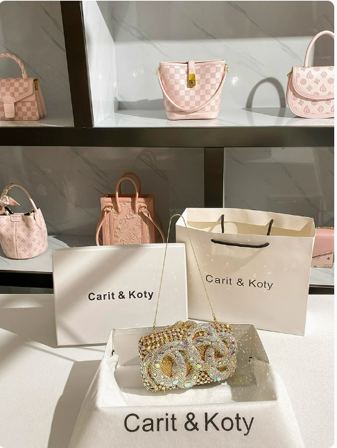 High-grade diamond-studded evening chain bag for women 2024 new diamond niche heavy-duty clutch bag