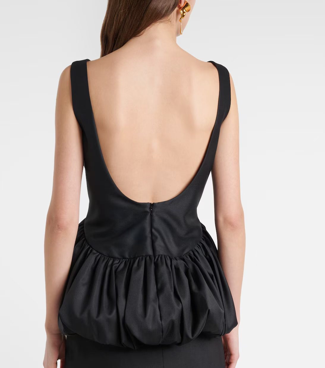Ruffled Peplum Top