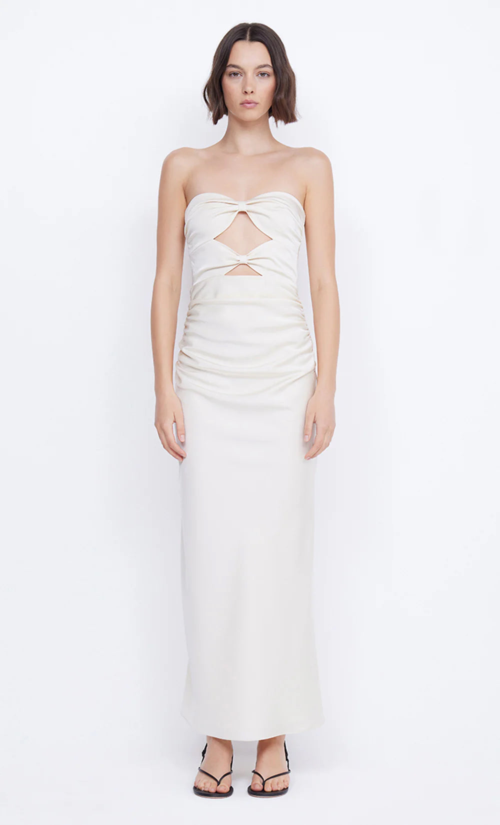 Strapless Butterfly Hollow Dress